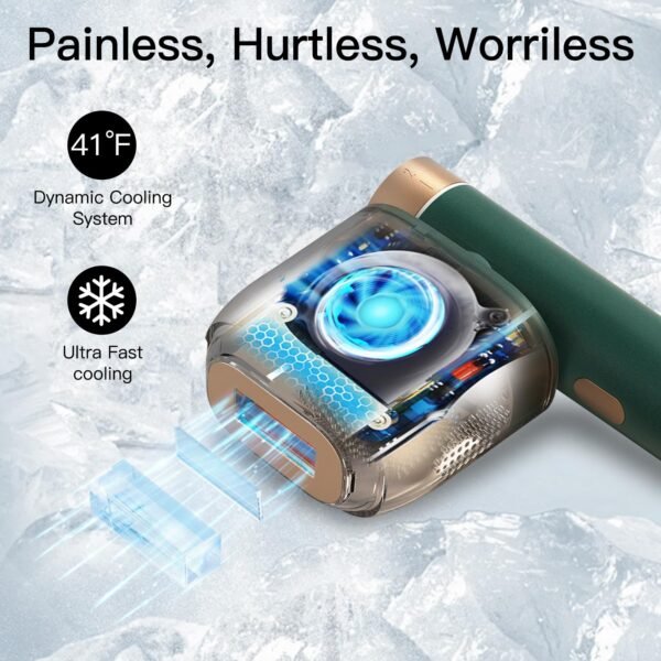 Bosidin D1178 Ice Cooling IPL Hair Removal Device - Image 2